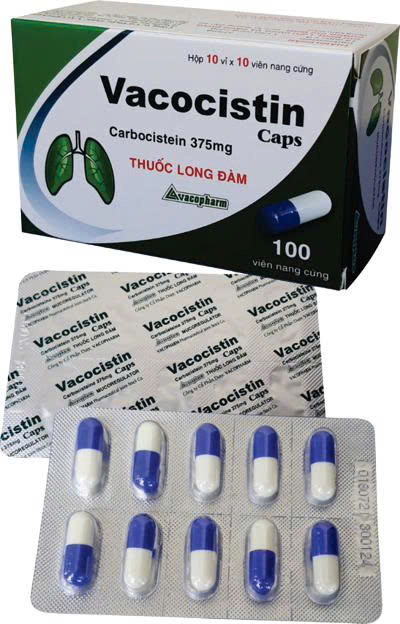 VACOCISTIN CARBOCISTEIN 375mg vacopharm (h/100v)