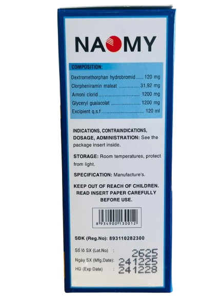Siro naomy tw3 (chai/120ml)
