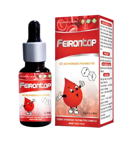 FEIRONTOP – Sắt hữu cơ (Italy) Vicophar ( C 30ml)