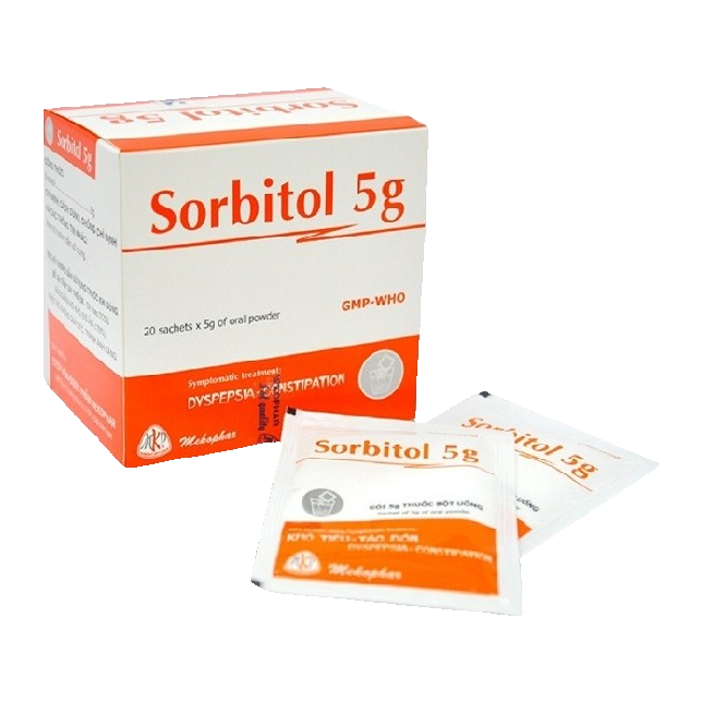 Sorbitol 5g mekophar (hộp/20gói/5gram)