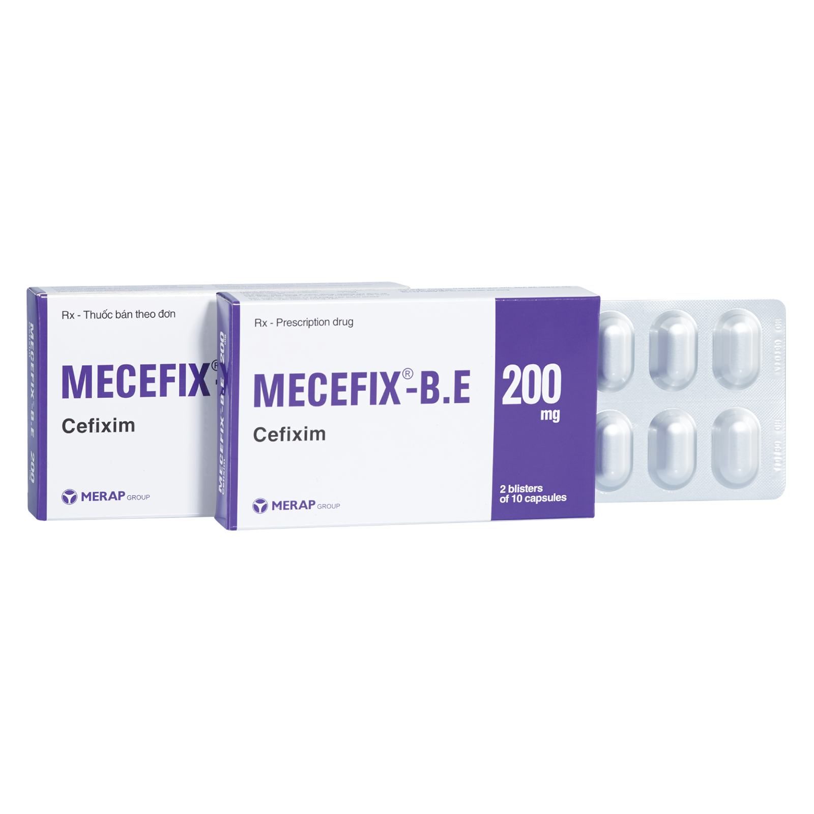 MECEFIX B.E 200 mg merap(h/20v)
