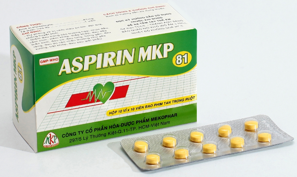ASPIRIN 81 mekophar (h/100v)