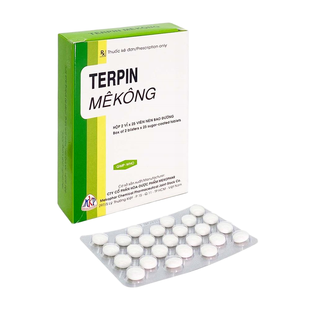 Terpin MêKông bao đường mekophar (H/50v)