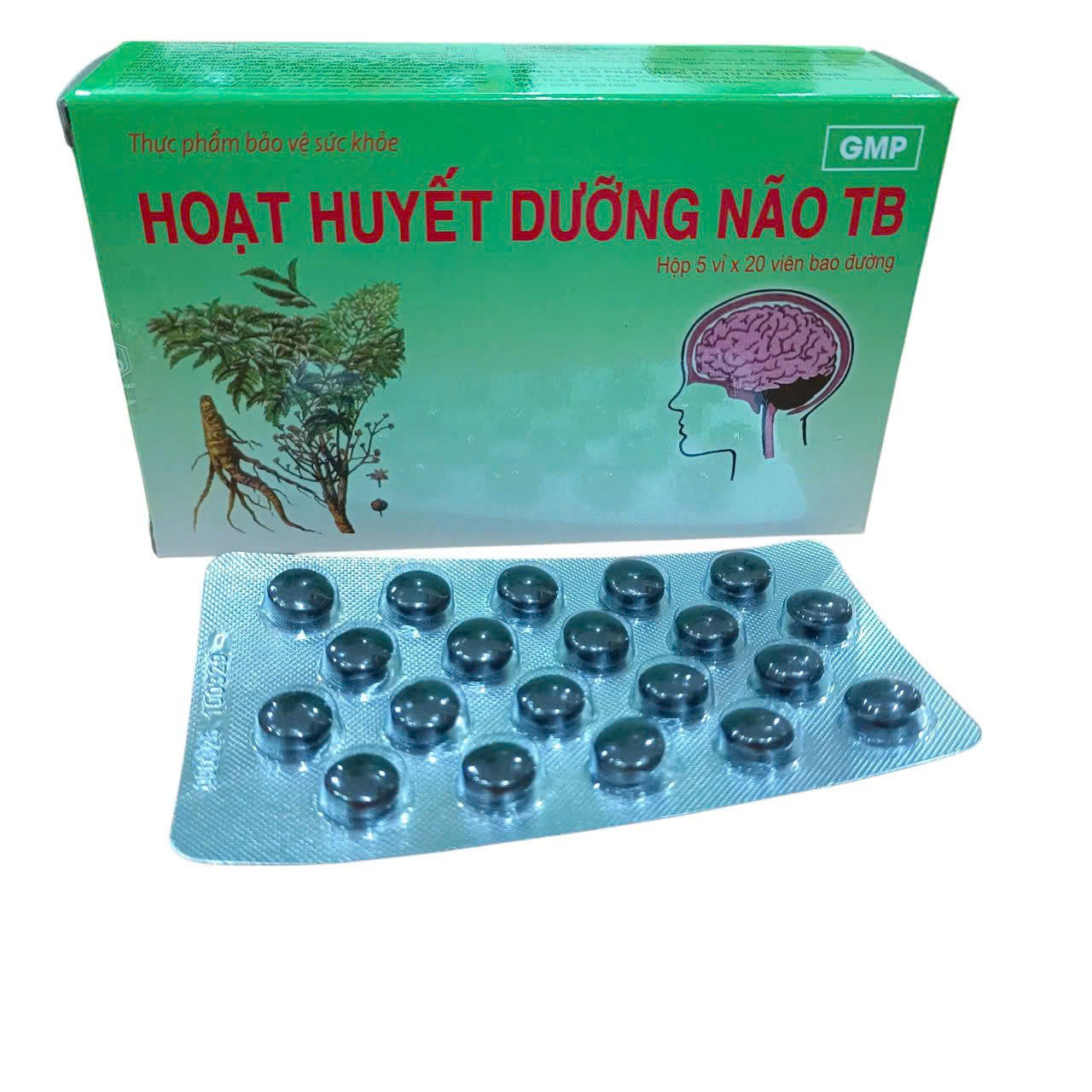 HOẠT HUYẾT DƯỠNG NÃO  bao đường thaibiphar (h/100v)