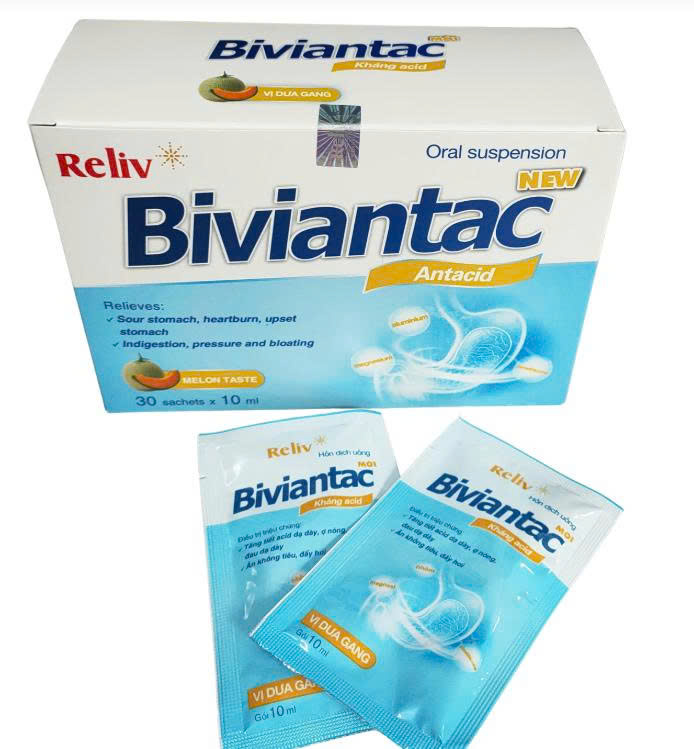 BIVIANTAC mới vị dưa gang reliv (H/30g/10ml)