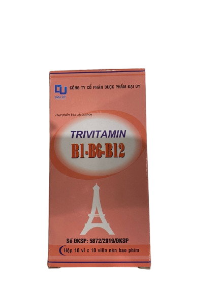 Trivitamin 3b đại uy (h/100v)(viên nén)
