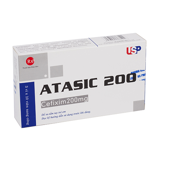 ATASIC cefixim 200mg usp (h/30v)