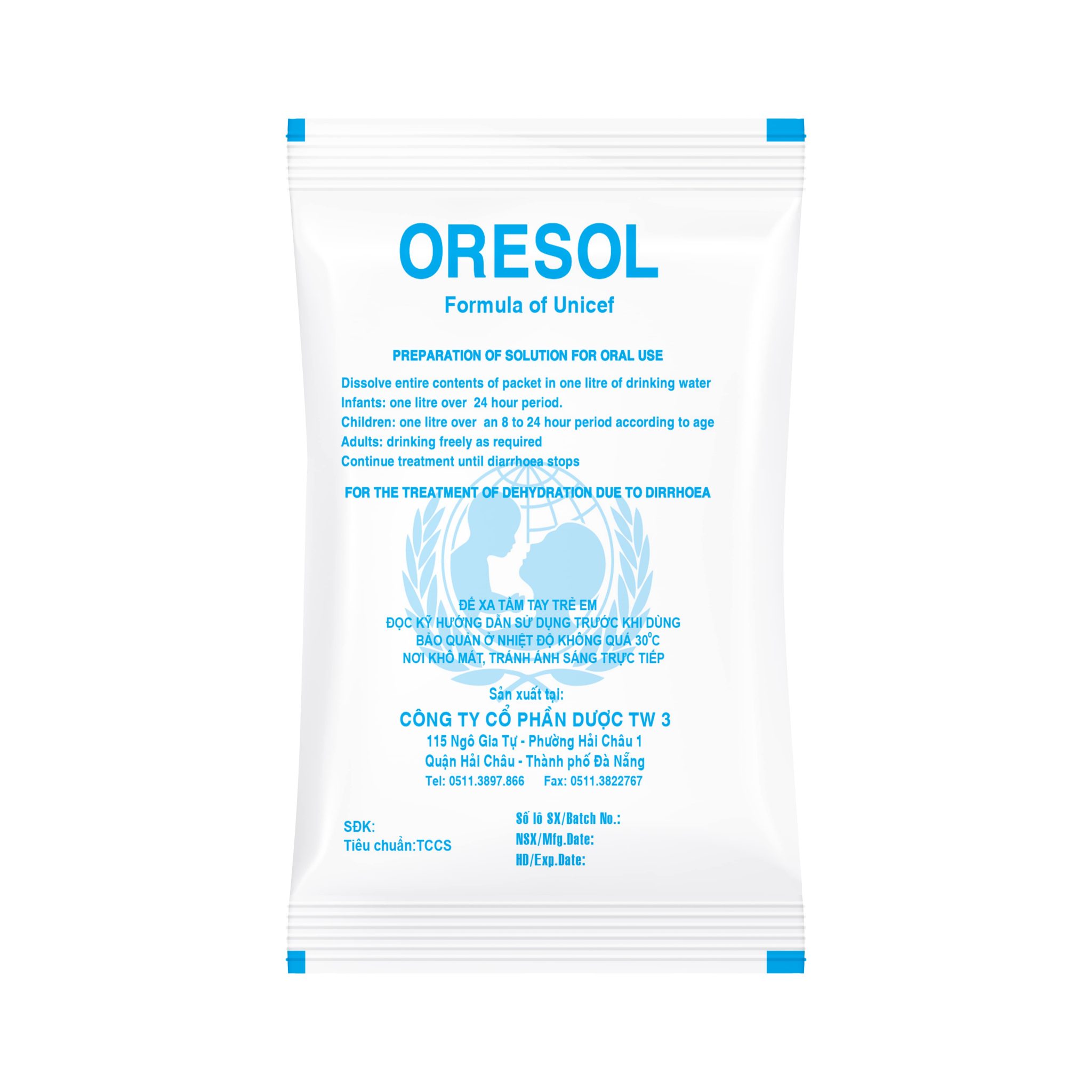 ORESOL 27.9g Tw3 cetecoUS (Túi/40 gói)