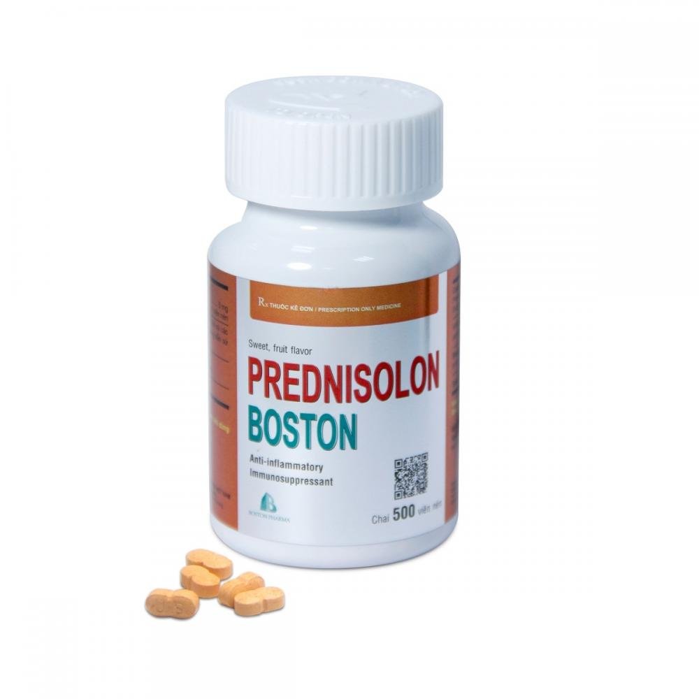 dnisolon 5mg boston (c/500v) (mùi cam)