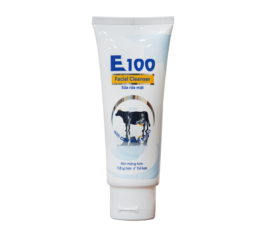SỮA RỬA MẶT E100 bò tươi (tuýp/80ml)
