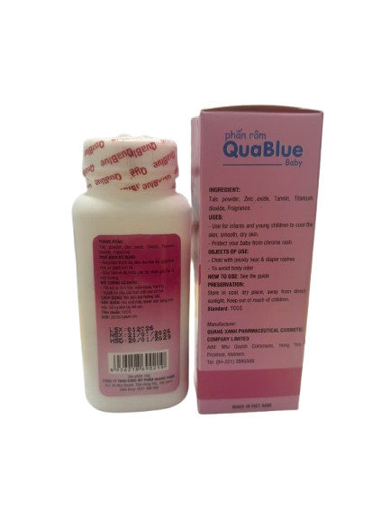 PHẤN RÔM QUABLUE BABY Quang Xanh (C/60gr)
