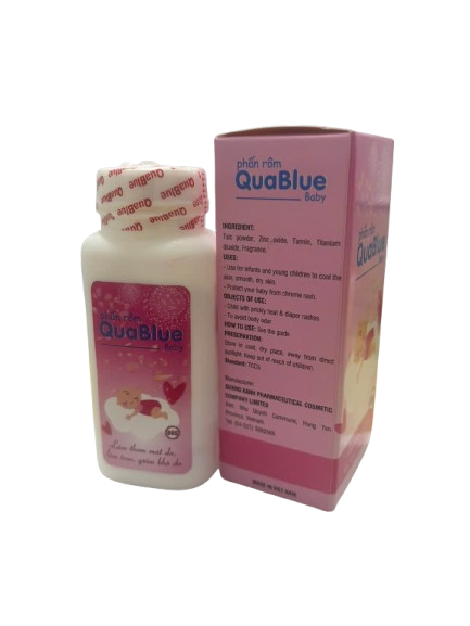 PHẤN RÔM QUABLUE BABY Quang Xanh (C/60gr)