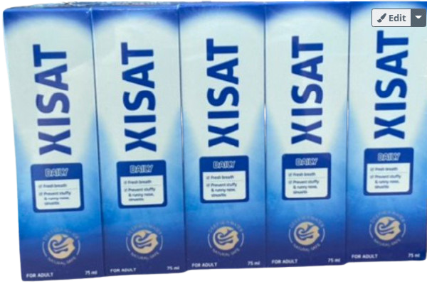 XISAT xịt mũi xanh người lớn merap (lốc/5c/75ml)