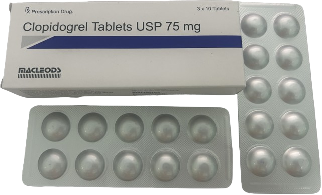 CLOPIDOGREL 75mg Macleods (H/30v)