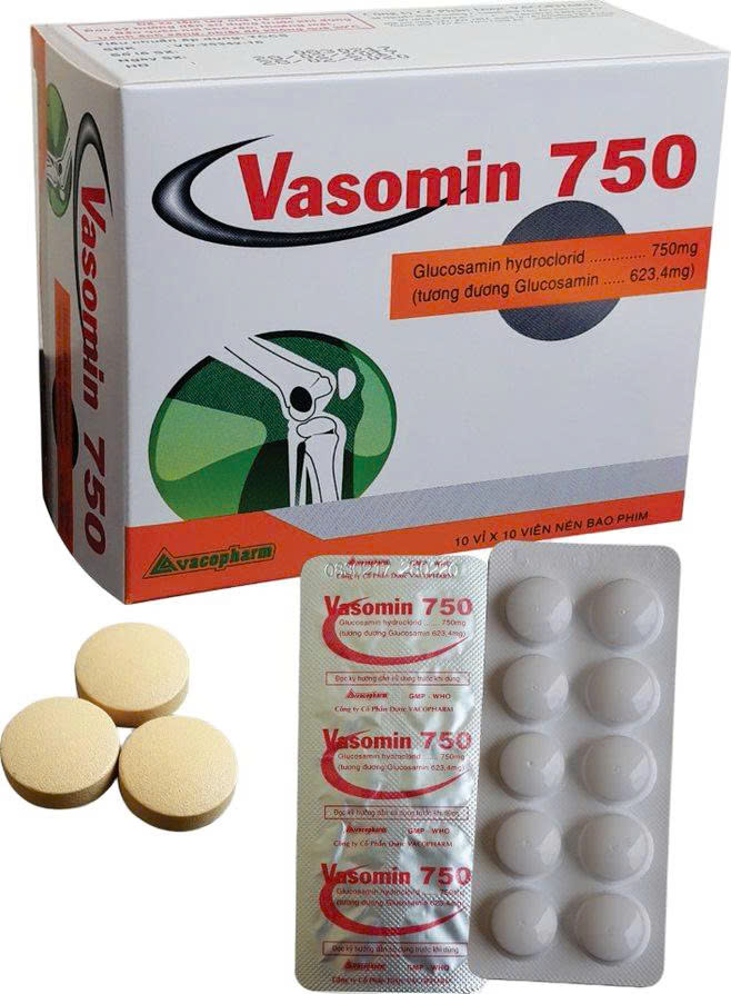 VASOMIN GLUCOSAMIN 750mg vacopharm (h/100v)
