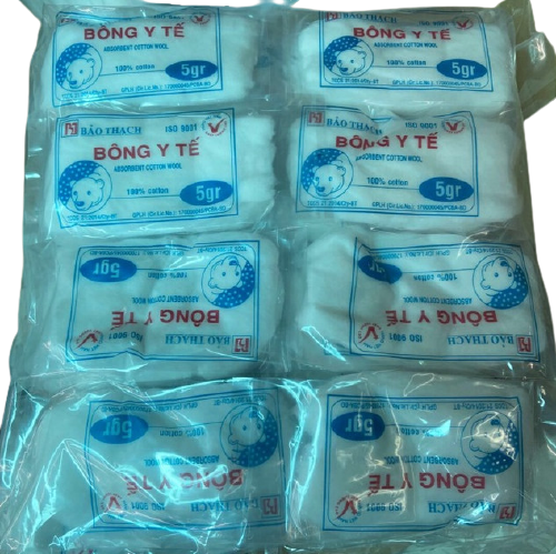 Bông y tế bảo thạch 5g (b/40gói)