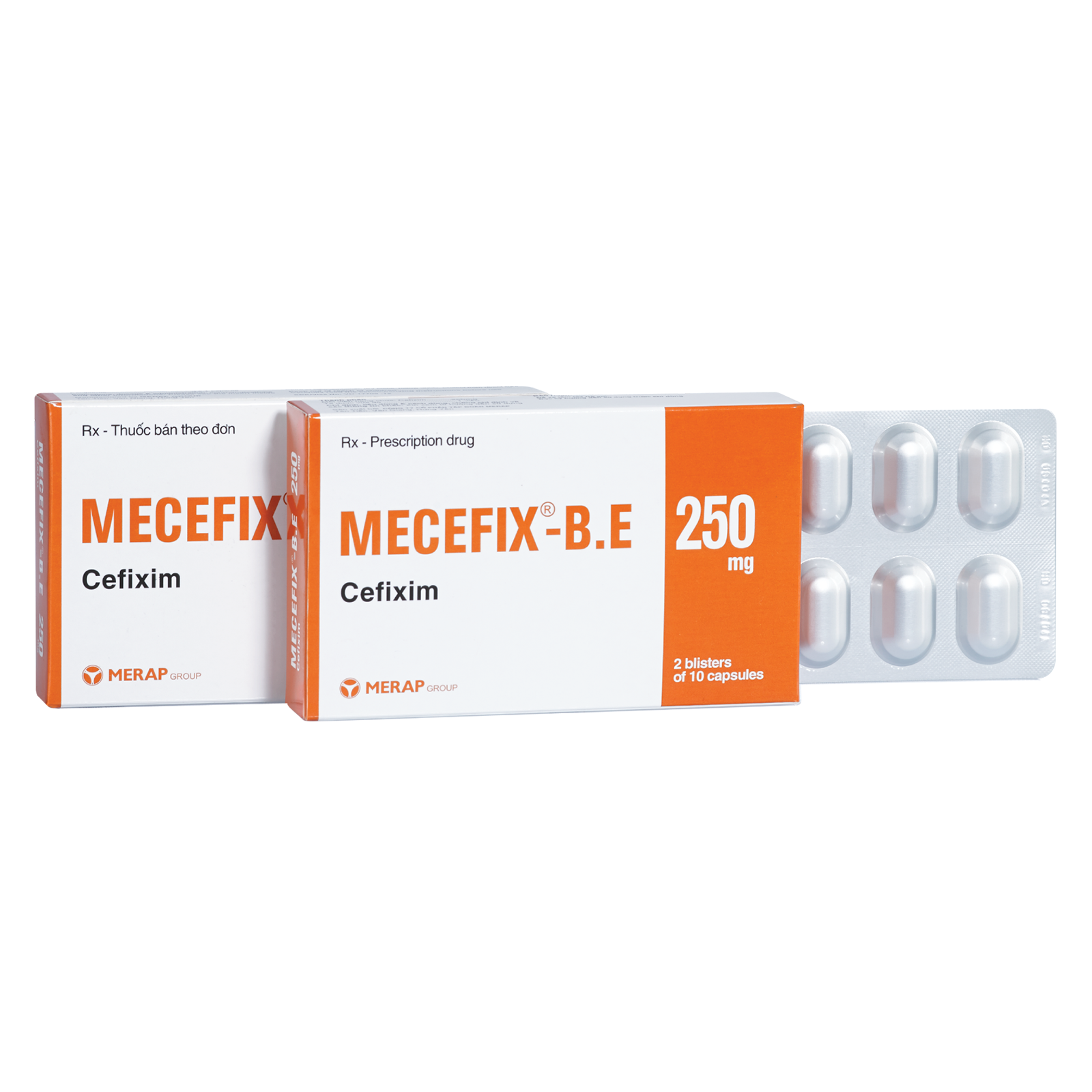 MECEFIX B.E 250 mg merap (h/20v)
