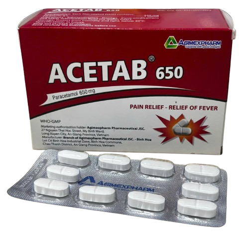 ACETAB 650 paracetamol 650mg agimexpharm (h/100v)