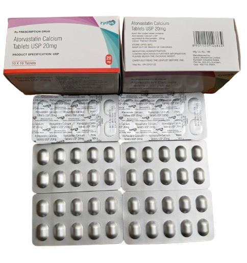 ATORVASTATIN Calcium Tablets USP 20mg zydus cadila (h/100v)