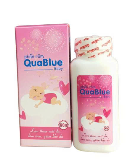 PHẤN RÔM QUABLUE BABY Quang Xanh (C/60gr)