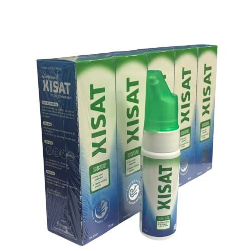 XISAT VIÊM MŨI dung dịch vệ sinh mũi nước biển sâu  merap (lốc/5c/75ml)