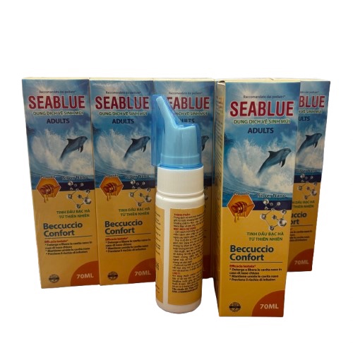 Xịt Mũi Cho Người Lớn SEABLUE Quang Xanh (Lốc/5H/70ml)
