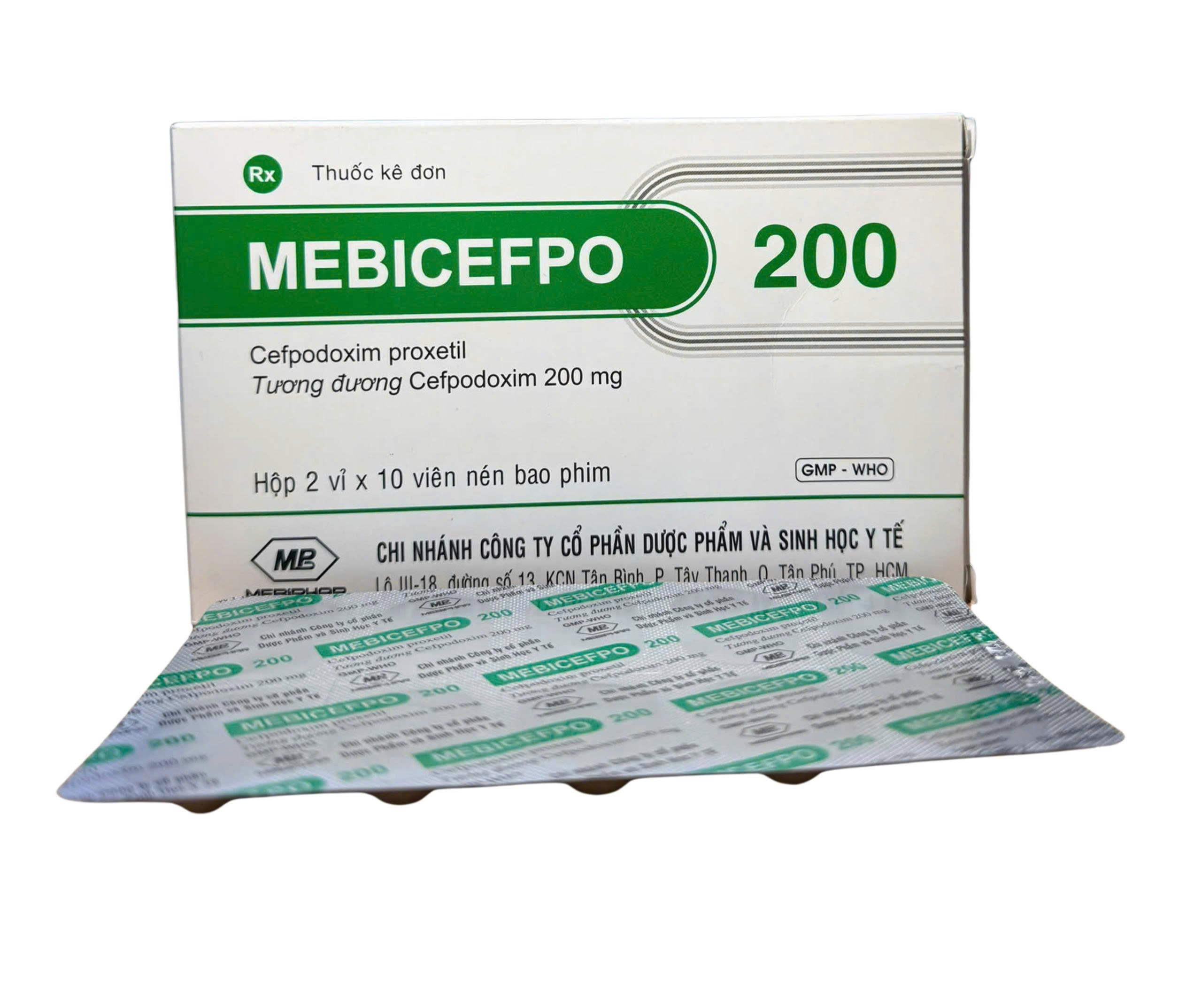 MEBICEFPO CEFPODOXIM 200mg Mebiphar (h/20v)