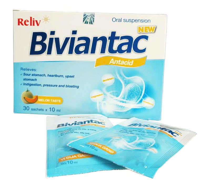 BIVIANTAC mới vị dưa gang reliv (H/30g/10ml)