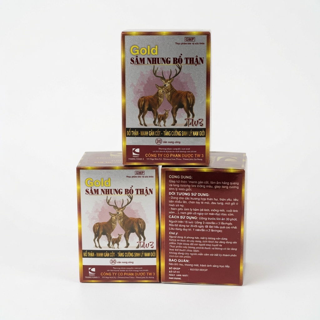 GOLD SÂM NHUNG BỔ THẬN Tw3 cetecoUS  (c/30v)