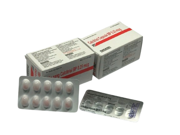 CALCITRIOL CAPSULE BP 0.25mg  macleods (h/50v)