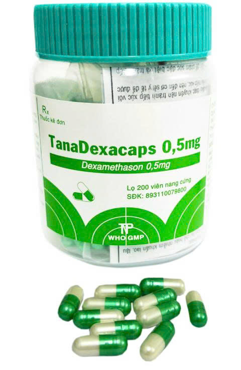 TanaDexacaps 0.5mg Dexamethason 0.5mg Thành Nam (C/200v)