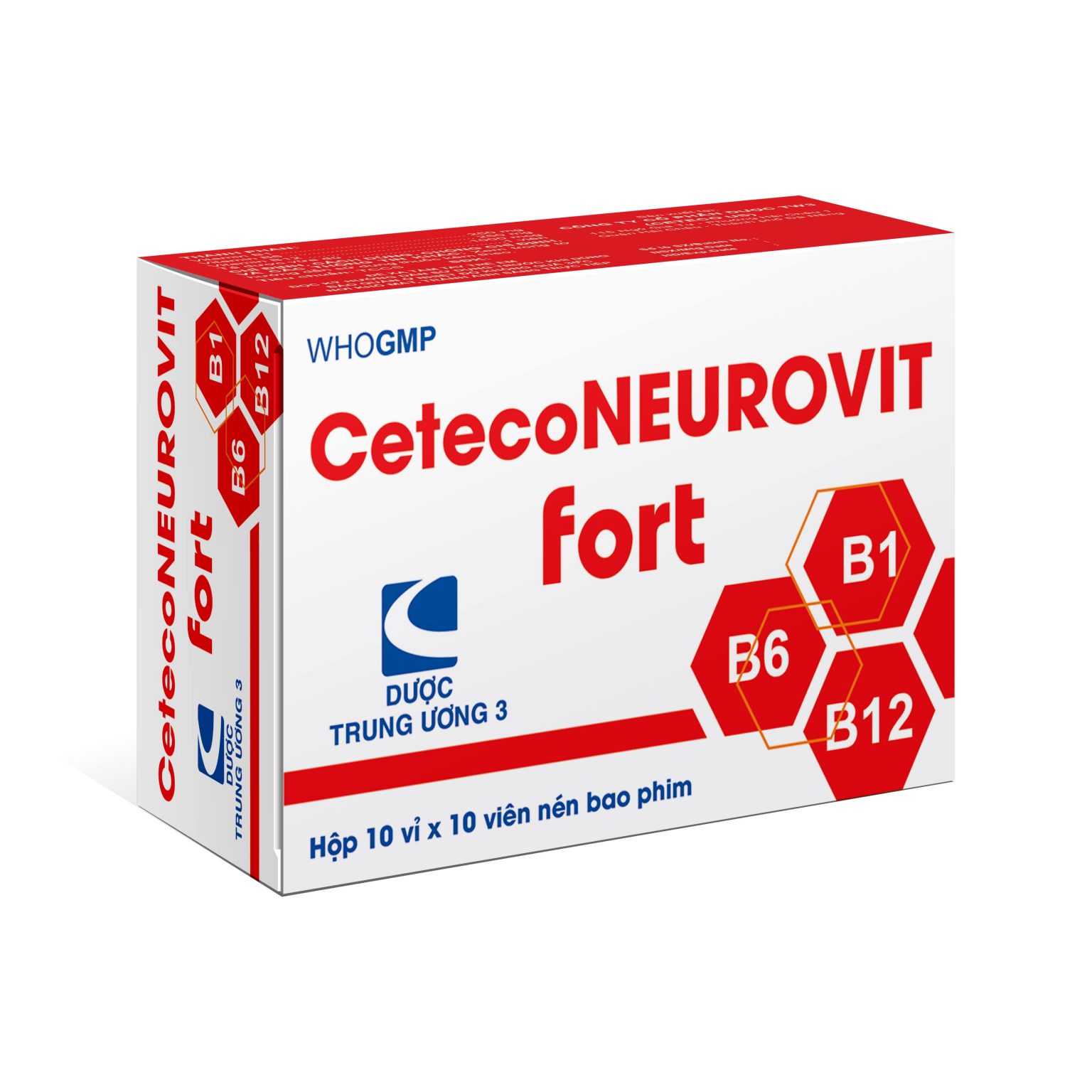 CETECO NEUROVIT FORT Tw3 cetecoUS( Hộp/100v)