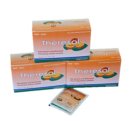 BÙ NƯỚC VÀ ĐIỆN GIẢI THERESOL thephaco (h/20g/5.63gr)