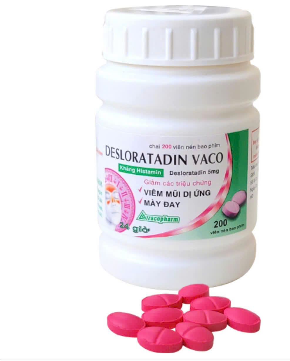 DESLORATADIN VACO 5MG Vacopharm (C/200v)