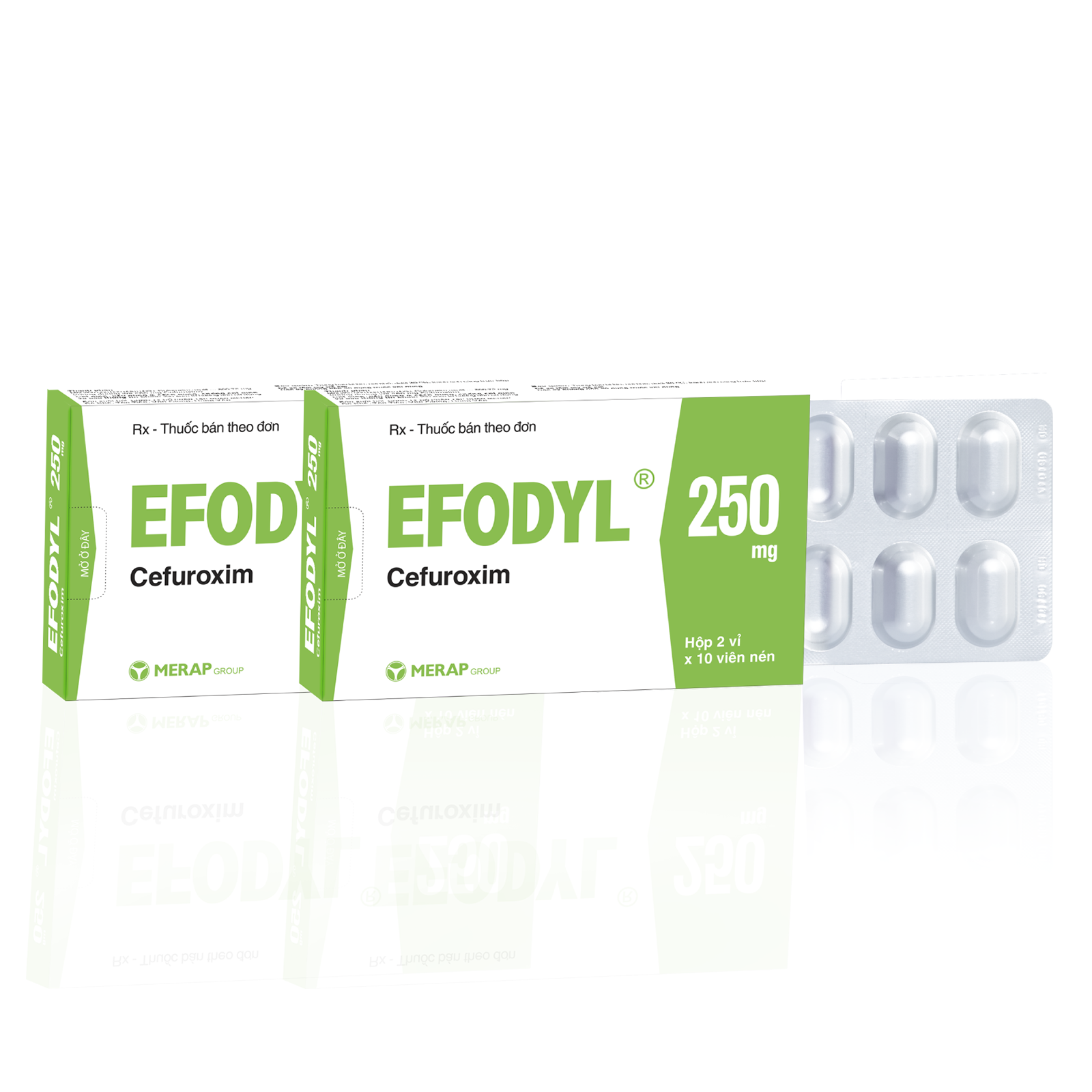 EFODYL cefuroxim 250mg merap (h/20v)