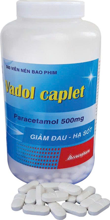 VADOL CAPLET PARACETAMOL 500mg vacopharm (c/500v)