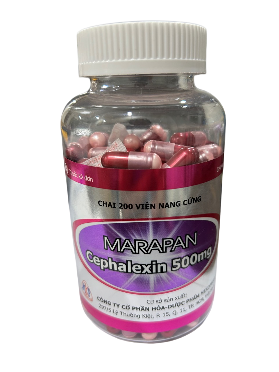 MARAPAN Cephalexin 500mg Mekophar (C/200v)