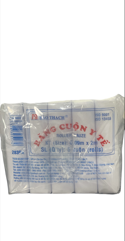 Băng cuộn y tế 0.09mx2.0m bảo thạch (lốc/50cuộn)