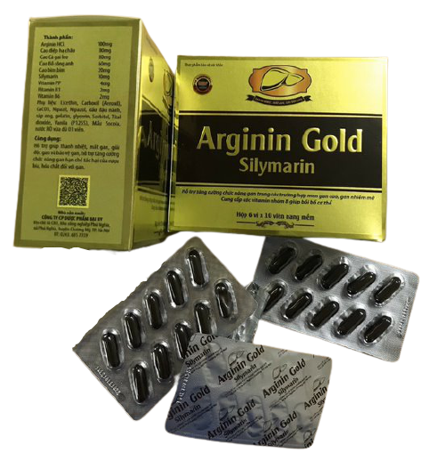 Arginin gold đại uy (hộp/60 viên nang)