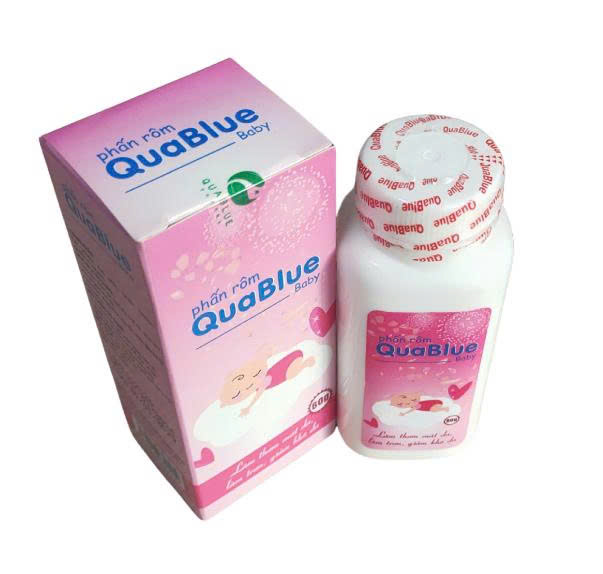 PHẤN RÔM QUABLUE BABY Quang Xanh (C/60gr)