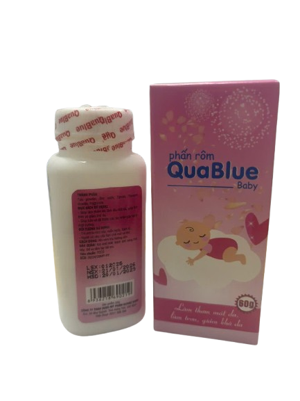 PHẤN RÔM QUABLUE BABY Quang Xanh (C/60gr)