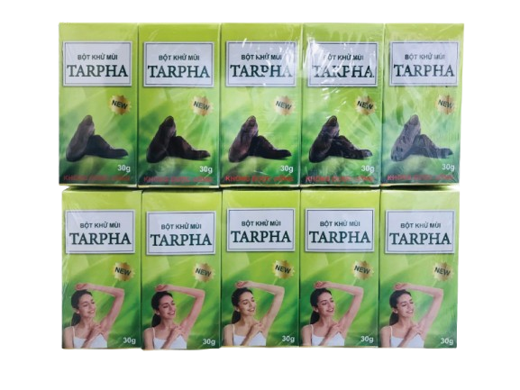 TARPHA Bột Khử Mùi Quang Xanh (Lốc/10H/30gr)