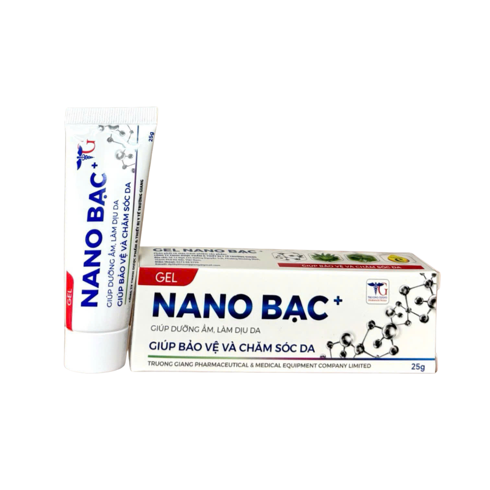 NANO BẠC Gel Bôi Viêm Da Côn Trùng Cắn Mát Da Trường Giang (T/25gr)