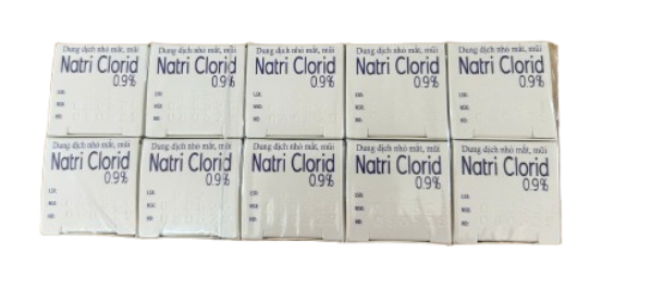 NHỎ MẮT NATRI CLORID 0.9% thehaco (lốc/10c/10ml)