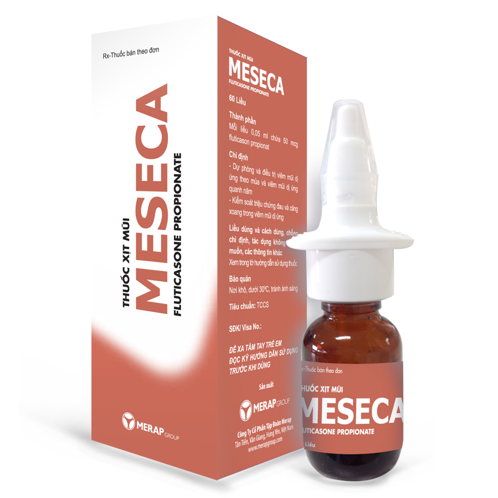 MESECA XỊT merap (chai 60 liều)