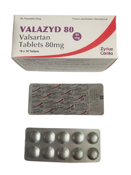 VALAZYD valsartan 80 zydus cadila (hộp/100 viên nén)
