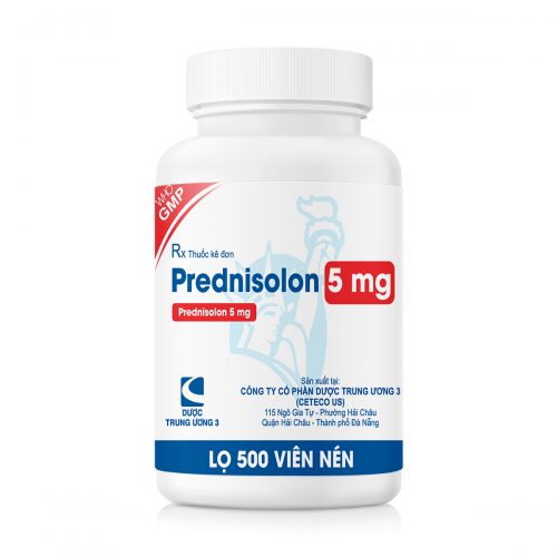 PREDNISOLON 5MG TW3 CetecoUS ( Lọ 500v)