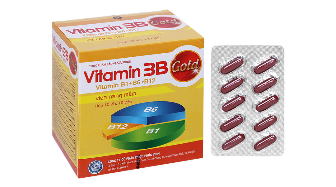 Vitamin 3b gold phúc vinh (h/100v)