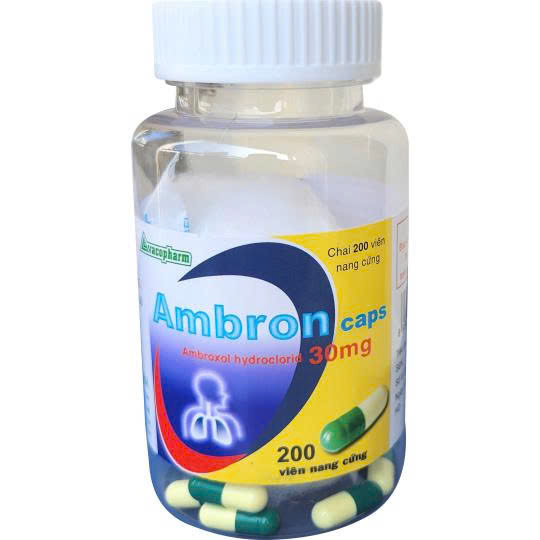 AMBRON CAPS AMBROXOL 30mg vacopharm (c/200v)