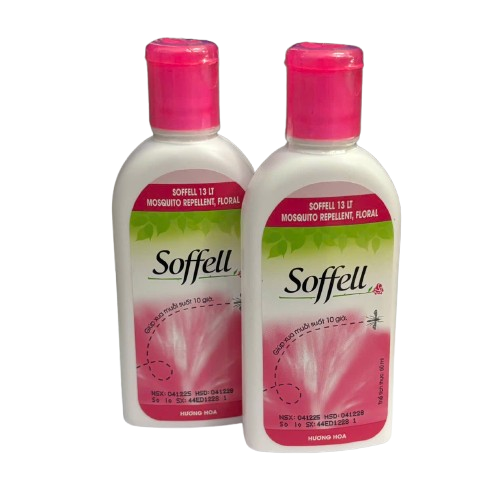 KEM XUA MUỖI SOFFELL hương hoa (chai 60ml)